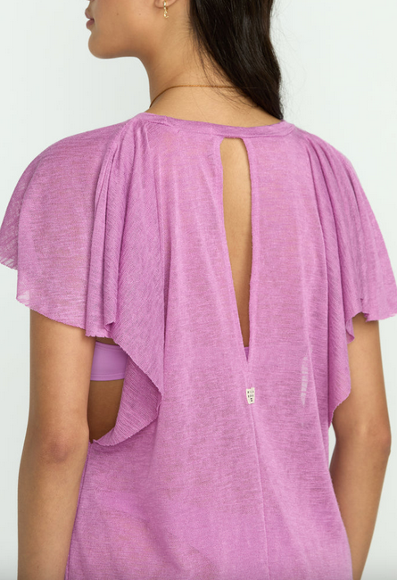 Out For Waves Coverup Dress - Bright Rose