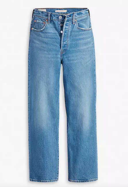 Ribcage Straight Ankle Jeans - Dance Around/Medium Wash