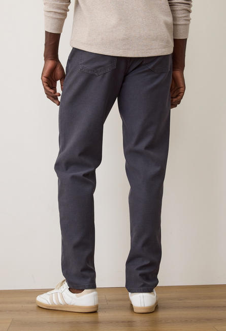 5 Pocket Flex Terry Slim Straight Pant - Faded Navy