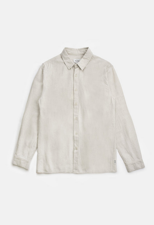 Classic Linen Ls Shirt - Sand