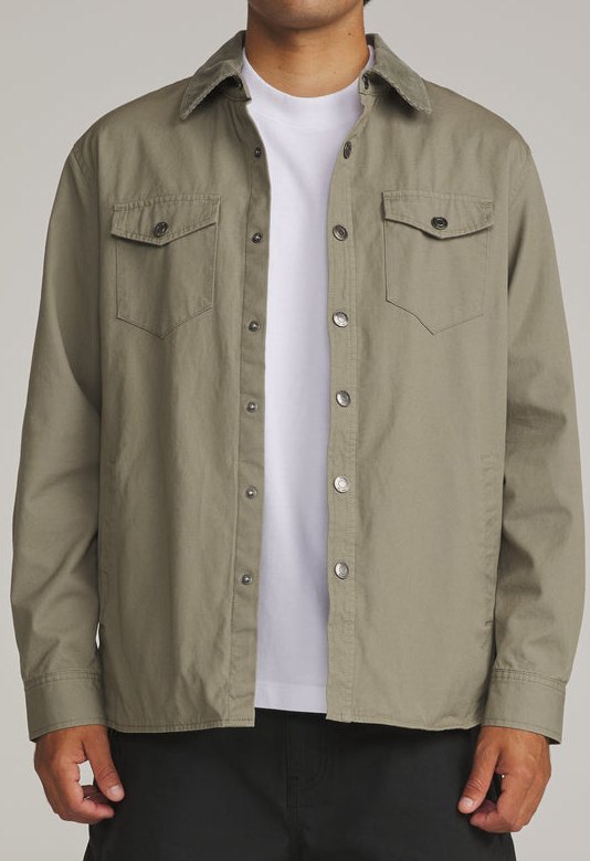 Campbell Shirt Jacket - Olive