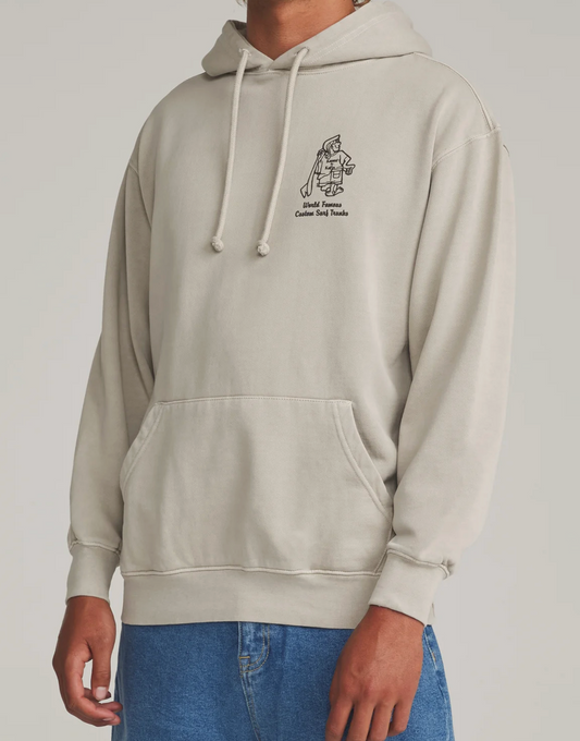 RAG HOOD - Cement Vintage Wash