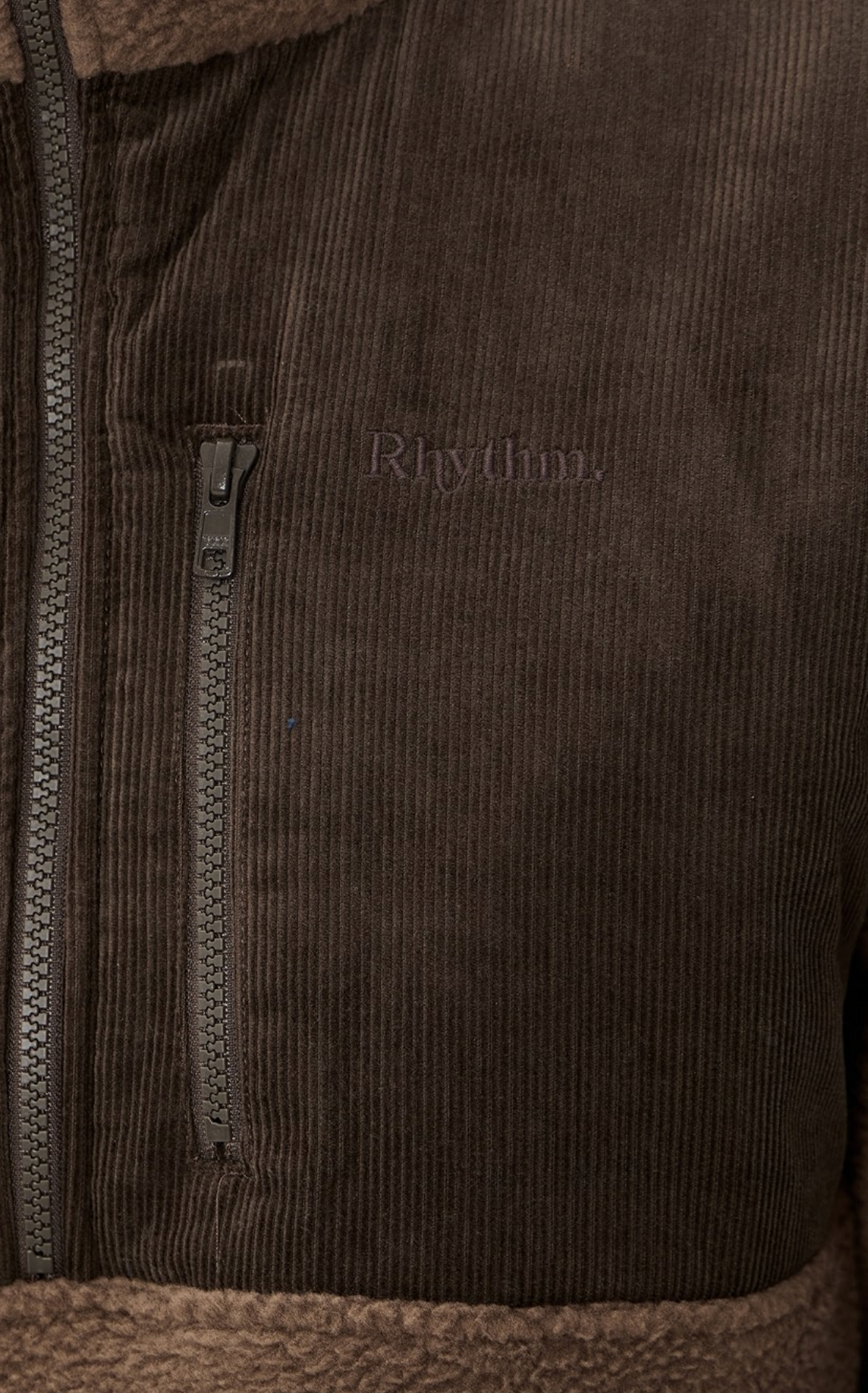 Rhythm Mens Sweatshirt Stables Half Zip - Taupe
