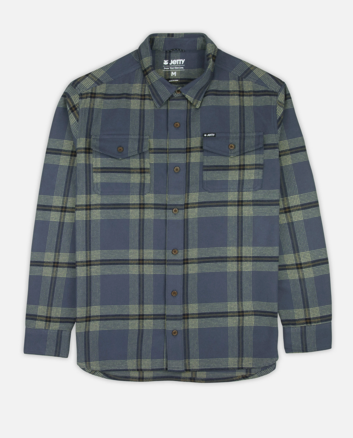 Breaker Flannel - Indigo Blue