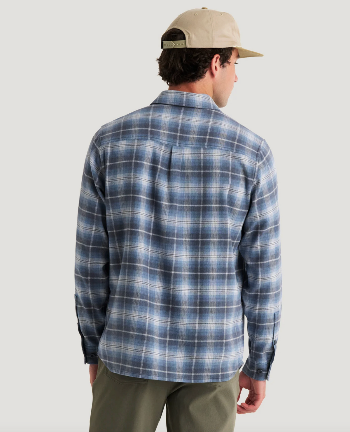 Men's Seawool Flannel Shirt - Storm Cloud Plaid