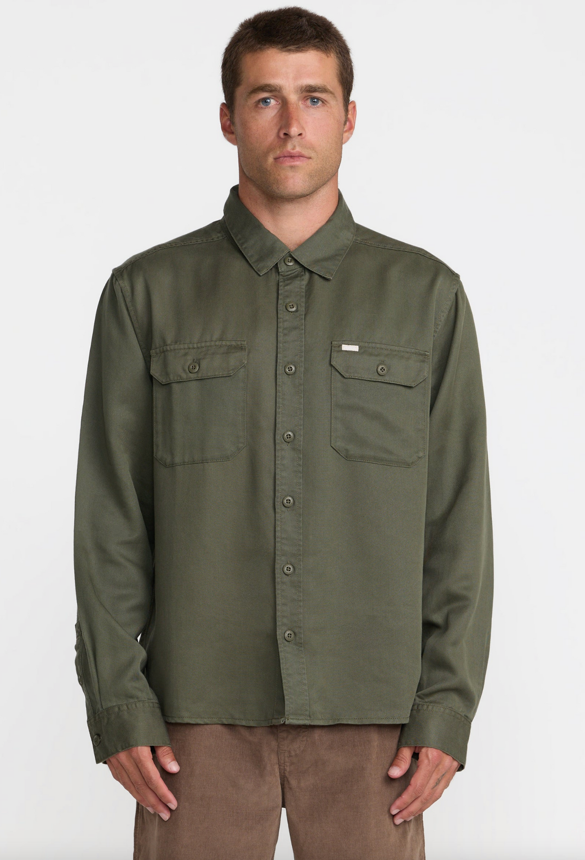 VAcancy Utility Long Sleeve Shirt - Fatigue