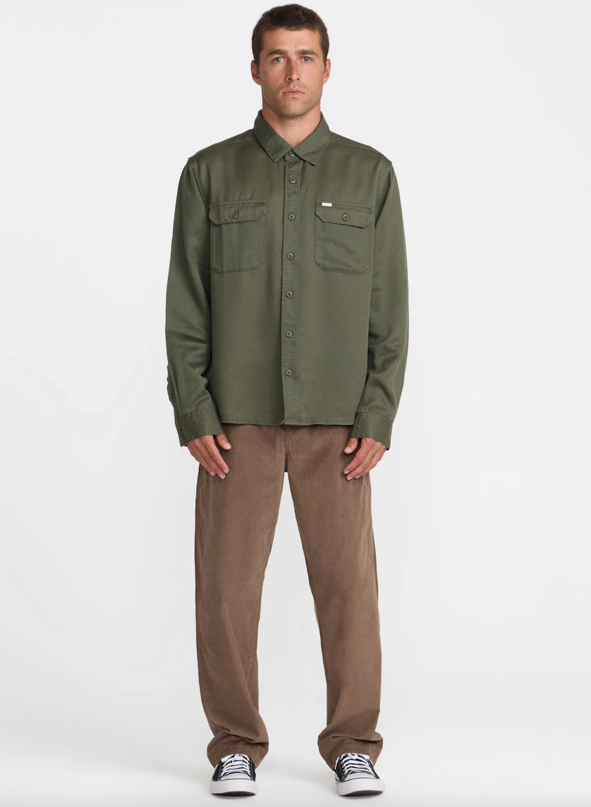 VAcancy Utility Long Sleeve Shirt - Fatigue
