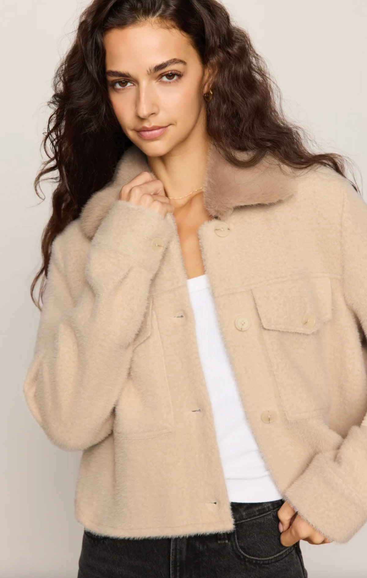 Peyton Jacket - Soft Ecru