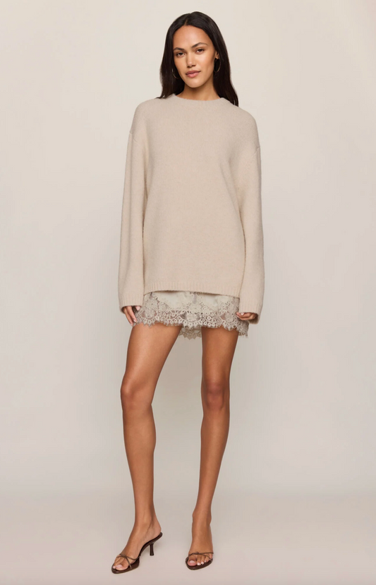Chill Mode Sweater - Frosted Pearl