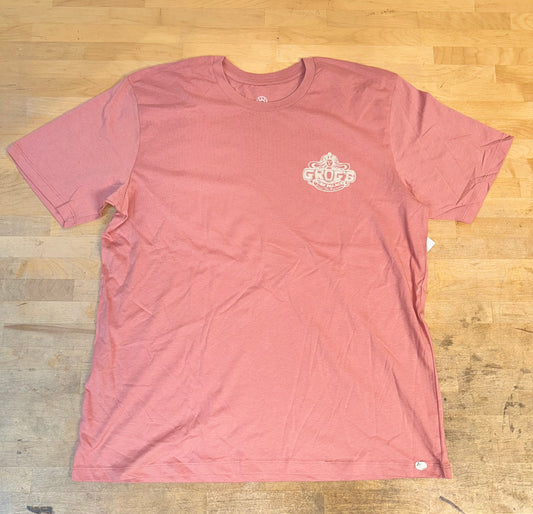Grog's Womens NJ Map Tee - Dusty Rose