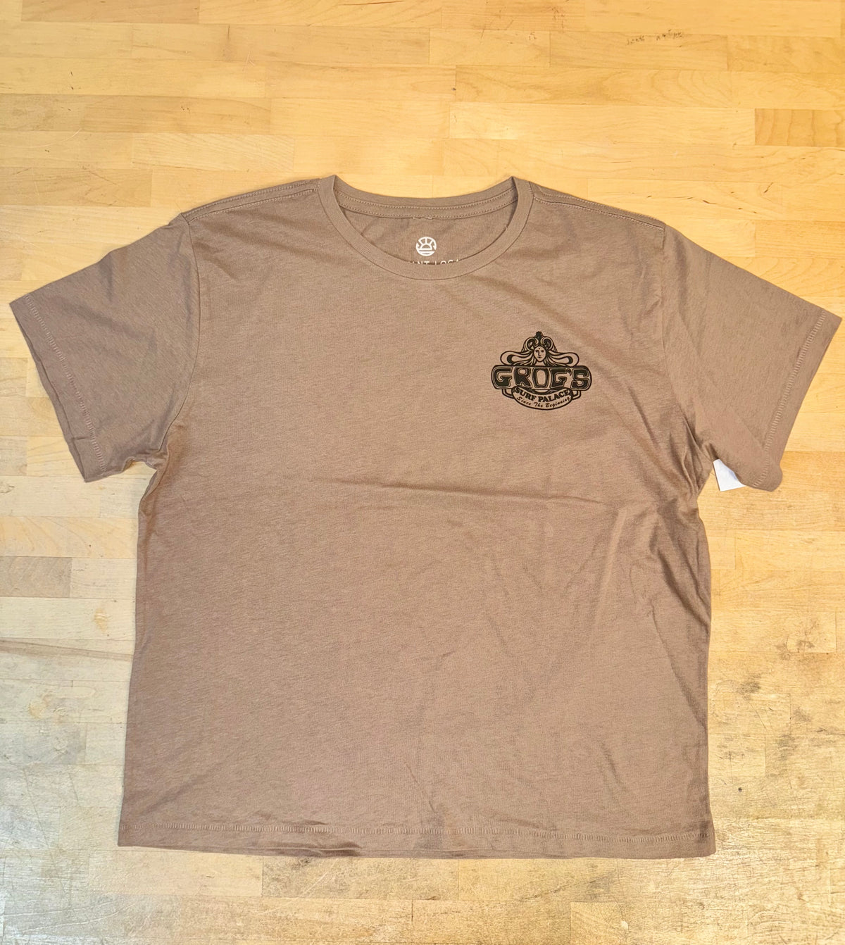 Grog's Womens NJ Map Tee - Brown