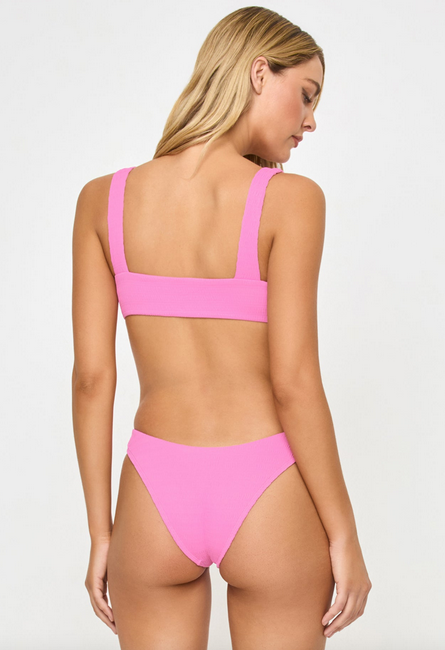 Willow Bikini Top - Hotter Pink