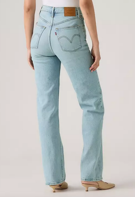 Ribcage Full Length Jeans - Blasted Stone Clean/Light Wash