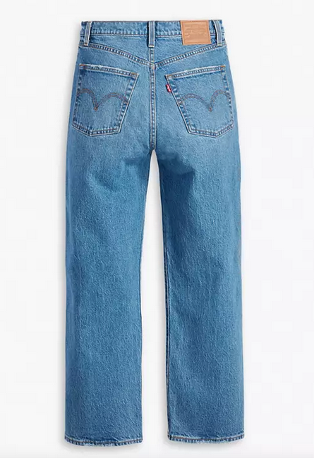 Ribcage Straight Ankle Jeans - Dance Around/Medium Wash