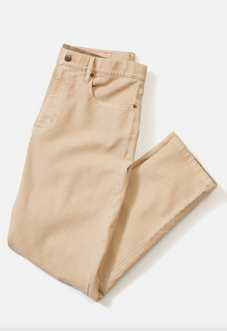 5 Pocket Flex Terry Slim Straight Pant