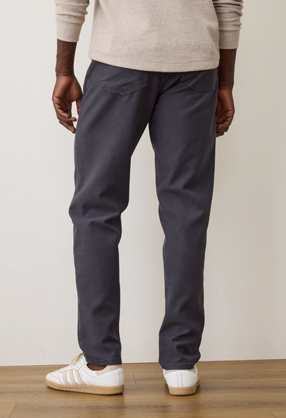 5 Pocket Flex Terry Slim Straight Pant - Faded Navy