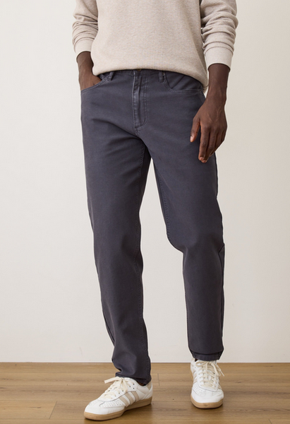 5 Pocket Flex Terry Slim Straight Pant - Faded Navy