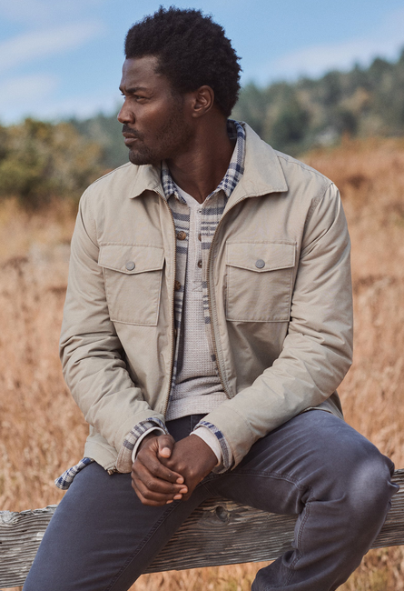 Reynolds Dry Wax Trucker Jacket - Vintage Khaki