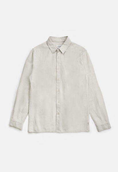 Classic Linen Ls Shirt - Sand