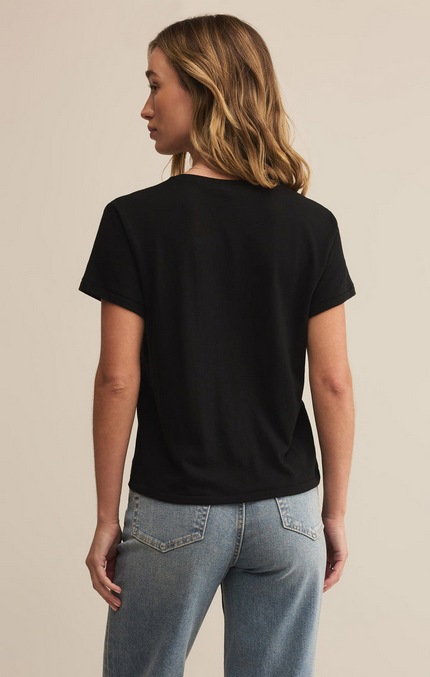 Tourist Knit Jersey Tee - Black