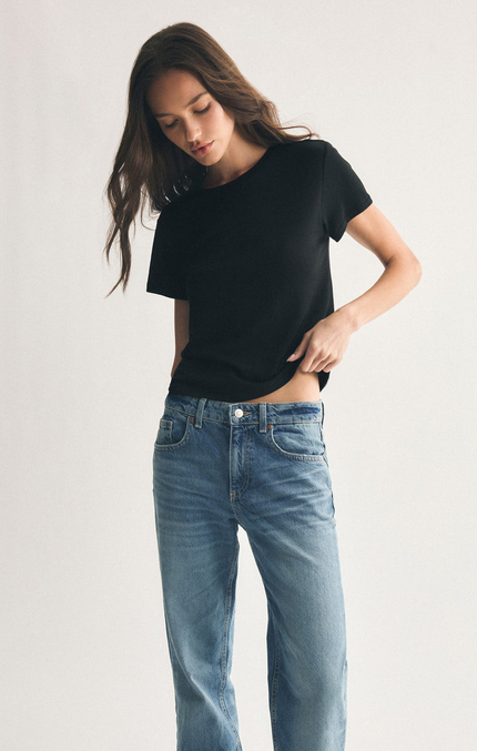 Tourist Knit Jersey Tee - Black