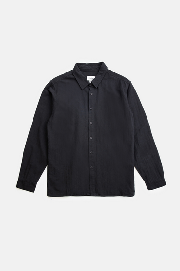 Classic Linin Long Sleeve Shirt - Black
