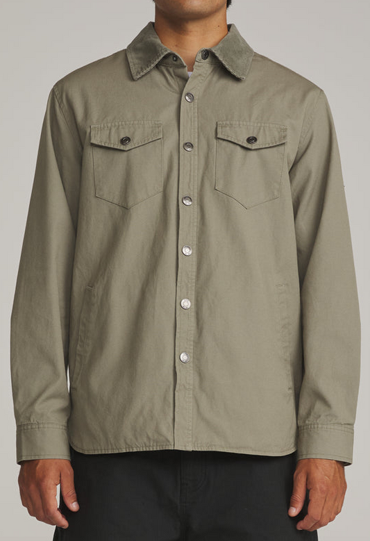Campbell Shirt Jacket - Olive