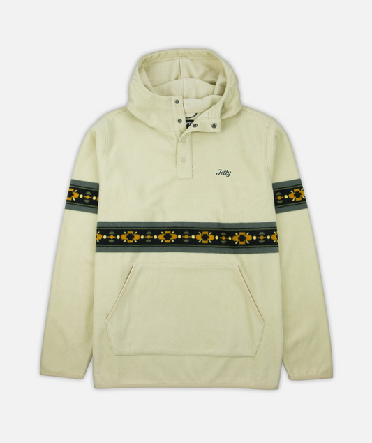 Quintin Fleece Hoodie - Cream
