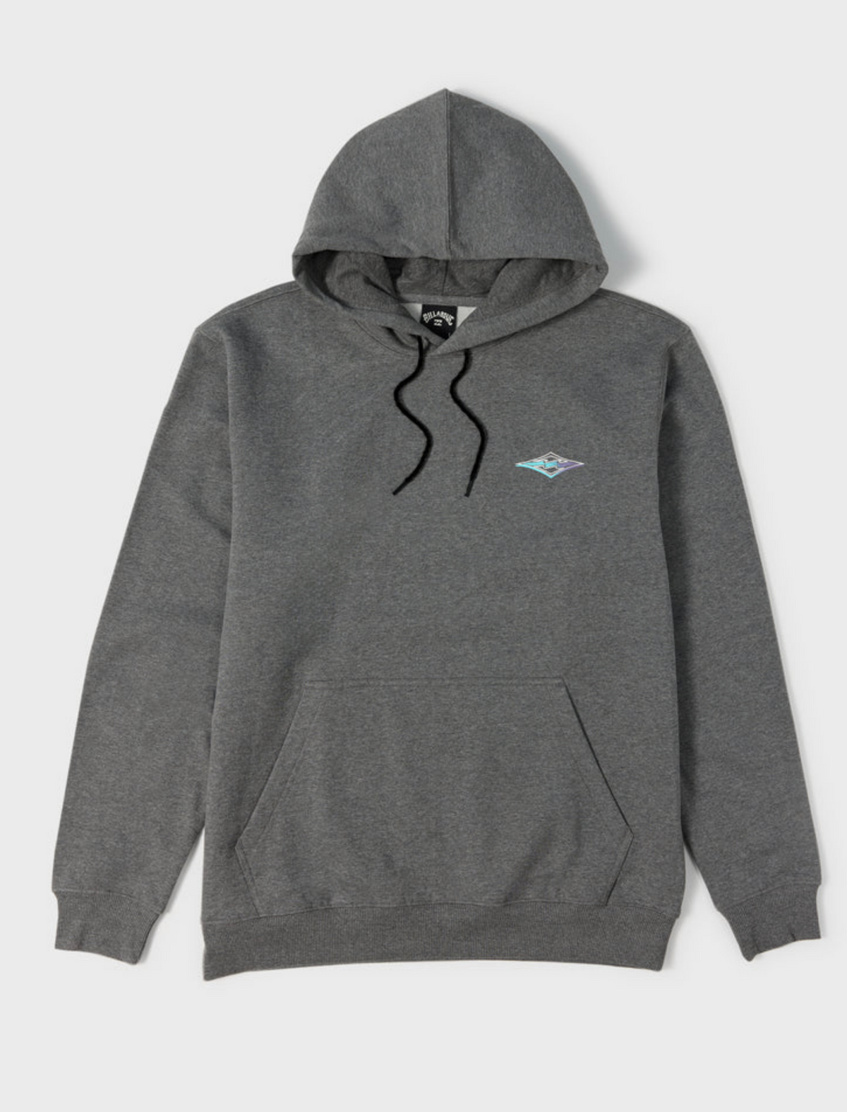 Crayon Wave Pullover Hoodie - Dark Gray Heather