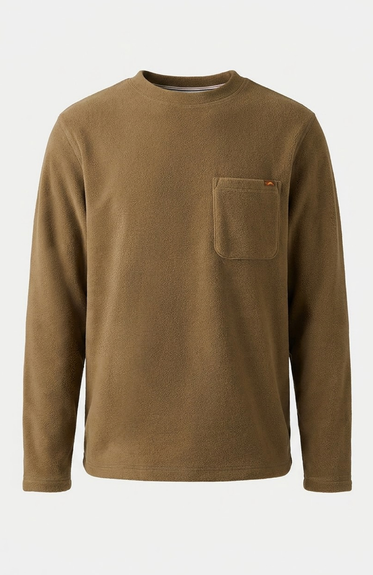 Rhythm Mens Sweatshirt Awake Polar Fleece - Camel