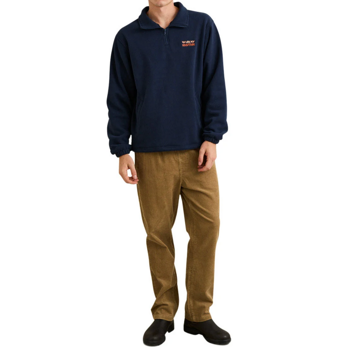Diego Quarter Zip Sweatshirt - Navy