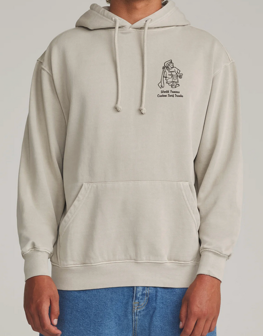 RAG HOOD - Cement Vintage Wash