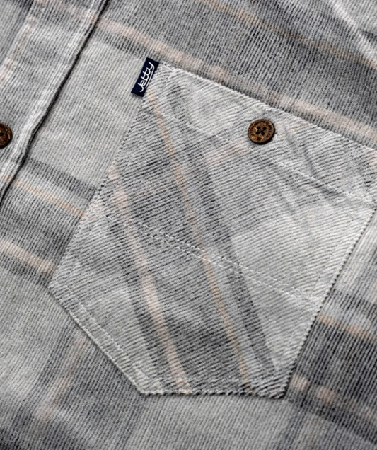 Shoals Corduroy Shirt - Grey