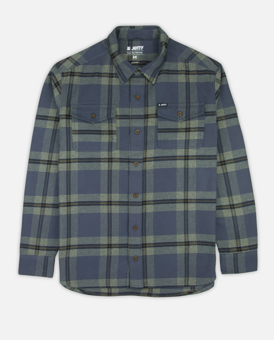 Breaker Flannel - Indigo Blue