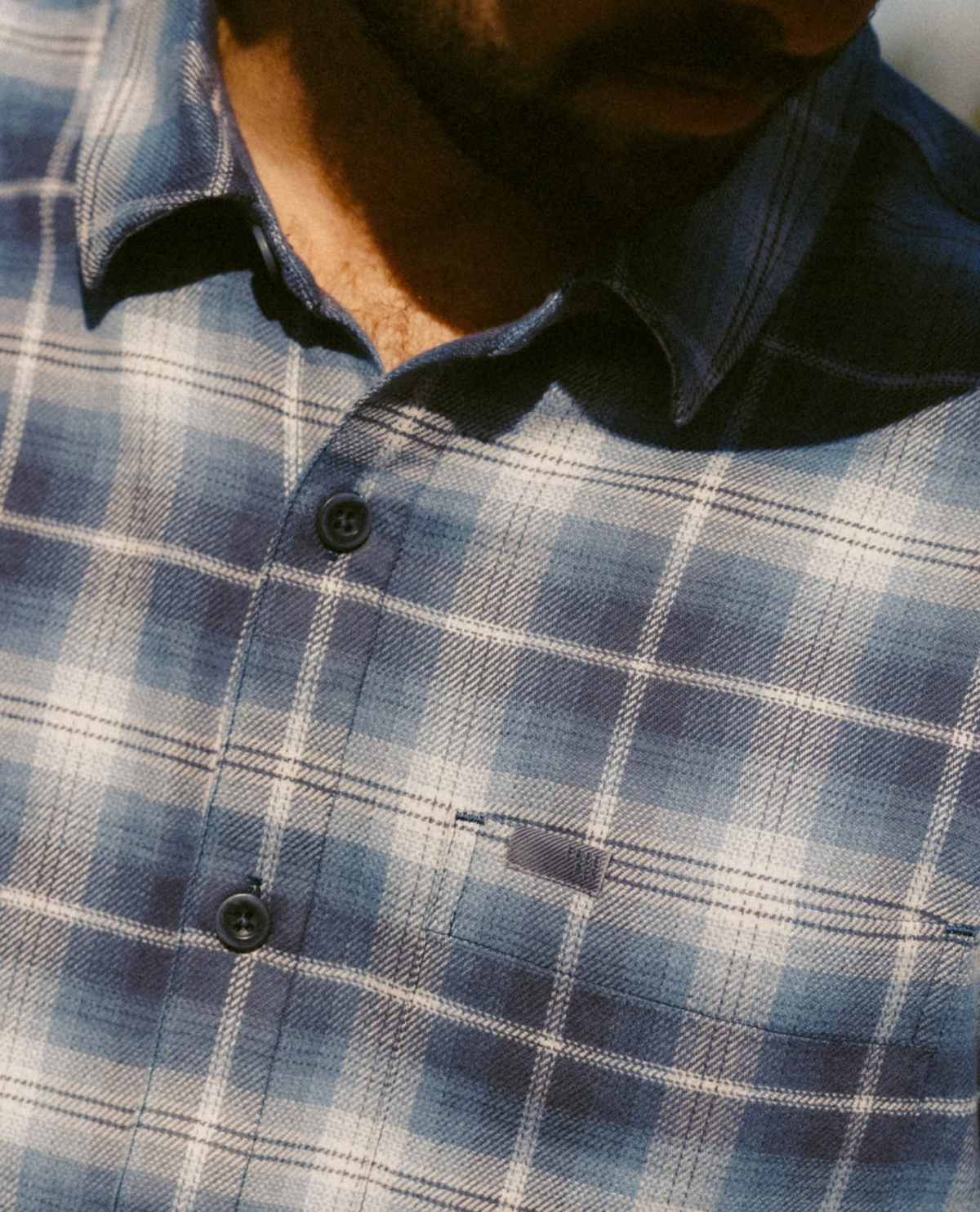 Men's Seawool Flannel Shirt - Storm Cloud Plaid