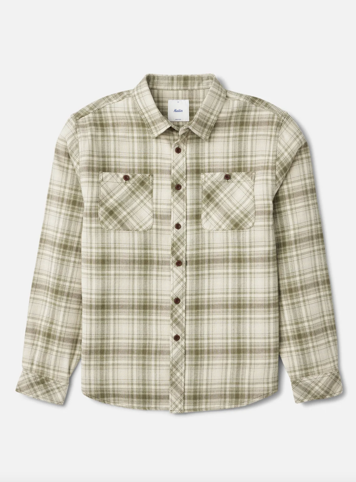 SIERRA FLANNEL - LIGHT OLIVE