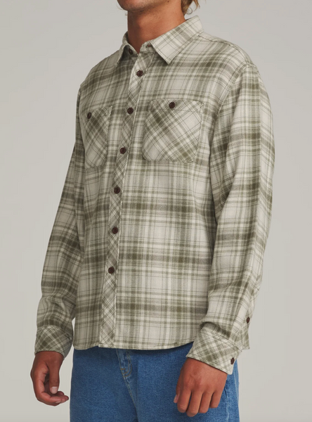 SIERRA FLANNEL - LIGHT OLIVE