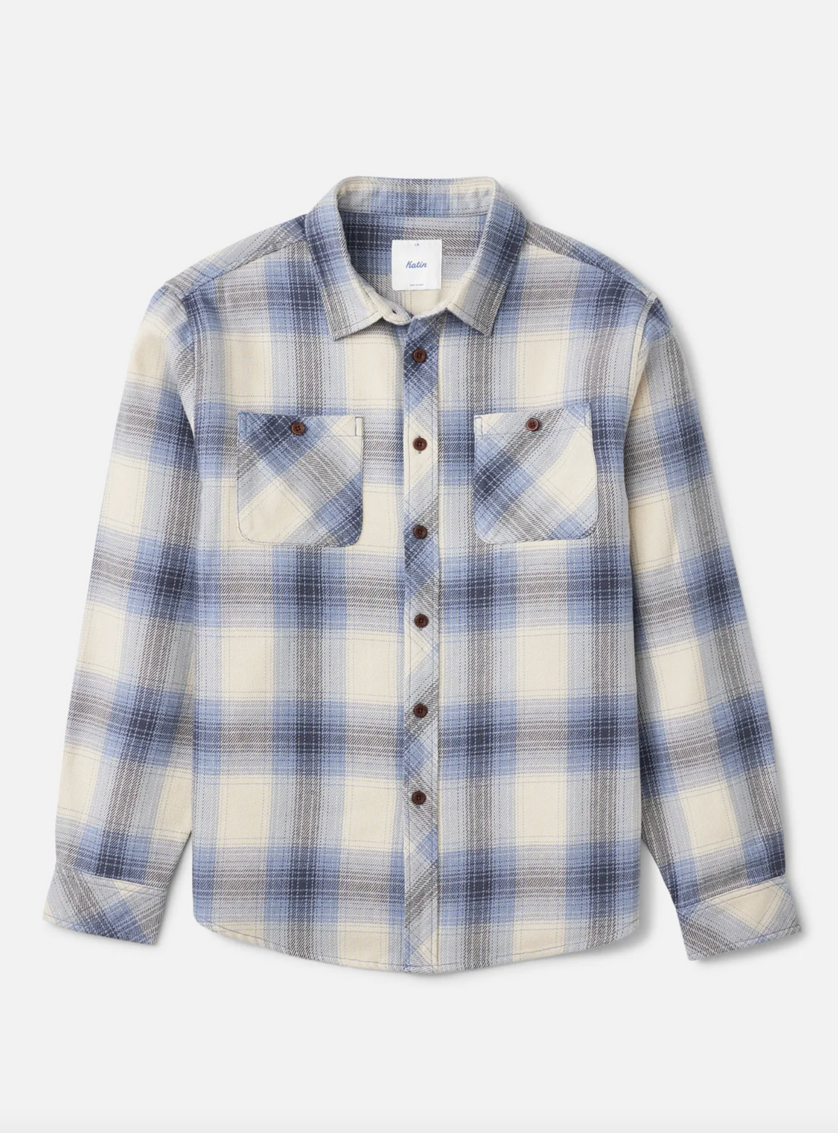 SIERRA FLANNEL - STORM BLUE