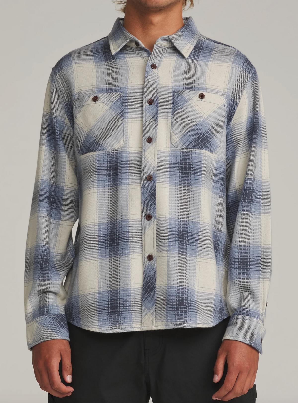 SIERRA FLANNEL - STORM BLUE