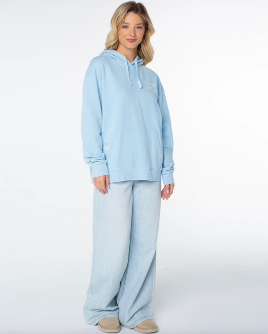 Wailea Hoodie - Cerulean Palm Poster