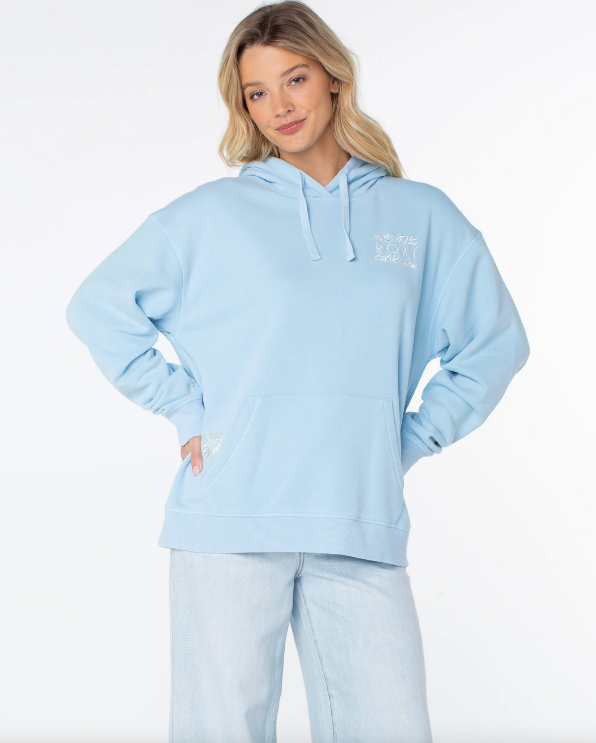 Wailea Hoodie - Cerulean Palm Poster