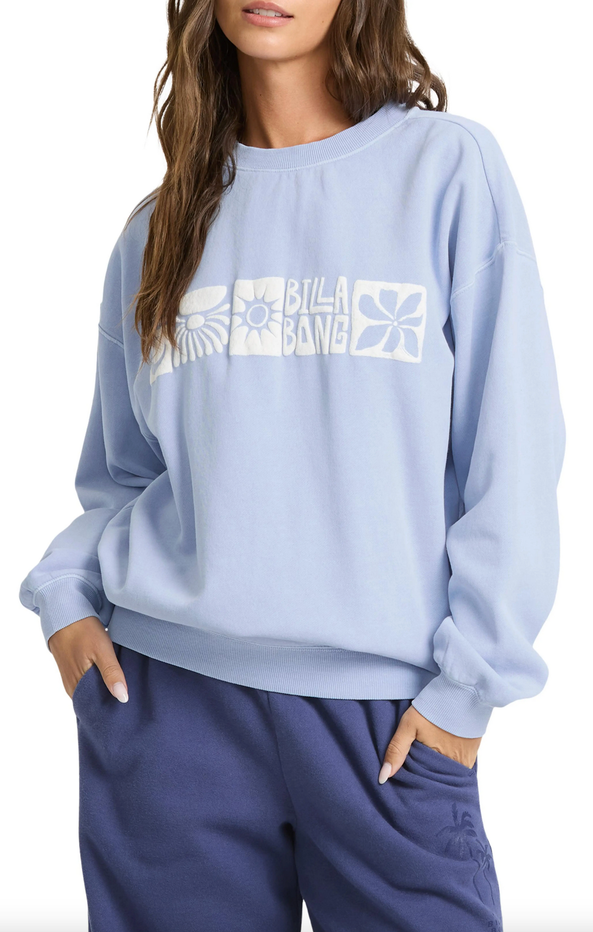 Ride In Graphic Sweatshirt - Cornflower