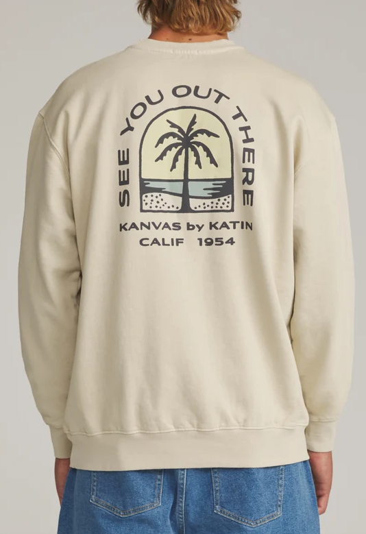 Passage Crew - Pelican Vintage Wash