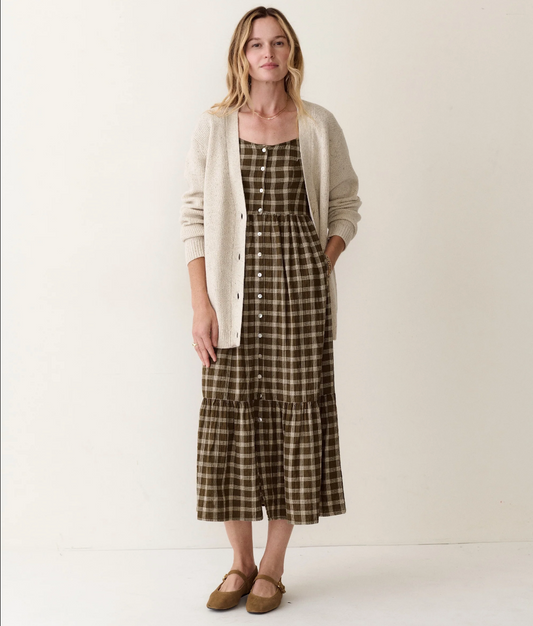 Merino Boyfriend Cardigan - Cream