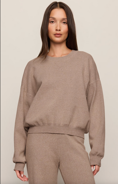 Take It Easy Sweater - Heather Ash