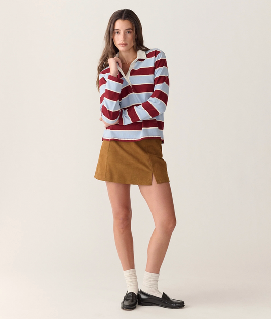 Dream Jersey Rugby Polo - Sky & Cabernet